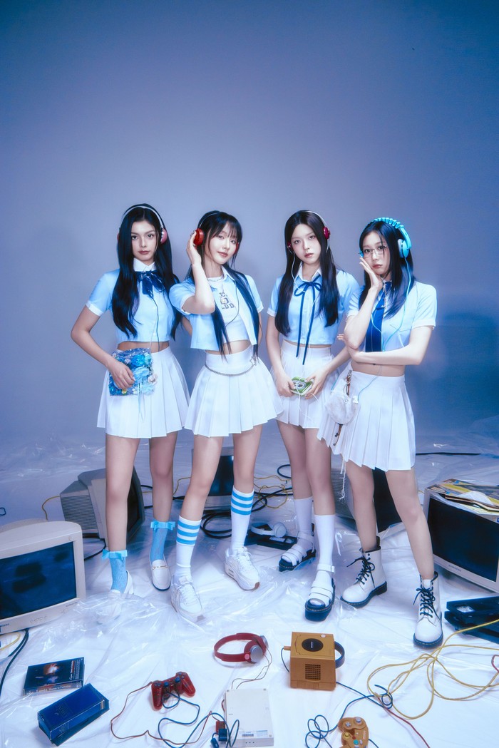 Girlband fiksi IRION dari drama Korea My Idol, My Debut.