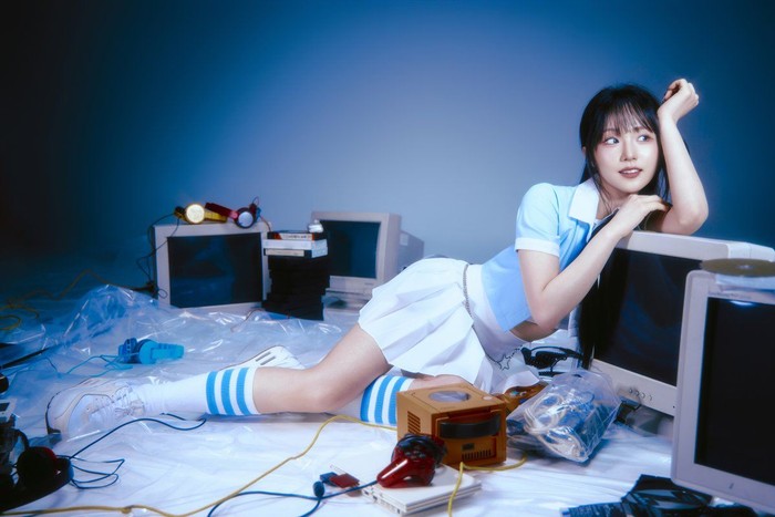 Girlband fiksi IRION dari drama Korea terbaru MBC Plus My Idol, My Debut.