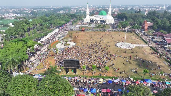 Pemkab Bogor akan menyediakan ruang bagi para pedagang kaki lima (PKL) untuk berjualan di Alun-alun Tegar Beriman, Kecamatan Cibinong. (Dok istimewa).