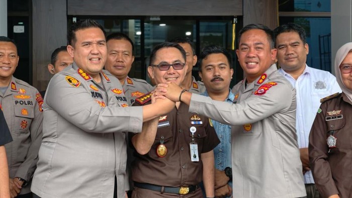 Polresta Serang Kota dan Polres Serang silaturahmi ke kantor Kejaksaan Negeri (Kejari) Serang