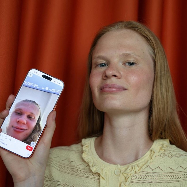 Potret Model Rusia Viral karena Mirip Erling Haaland