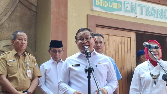 Gubernur DKI Jakarta Pramono Anung di Ancol, Jakarta Utara, Selasa (14/7/2026).