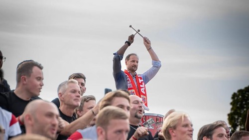Raja Norwegia Sambut Kepulangan Haaland dkk, Putra Mahkota Pimpin Viking Row (Dok Instagram Kerajaan Norwegia).