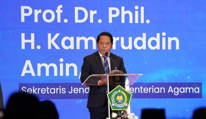 Sekjen Kemenag Kamaruddin Amin