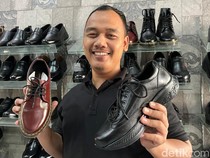 Kode Unik-Harga Sepatu Kulit Made In Mojokerto yang Digandrungi Gen Z
