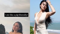 Shafa Harris membandingkan penampilannya dulu dan kini. Ia menyebut dulu terlalu banyak makan. (Foto: dok Instagram shafaharris)