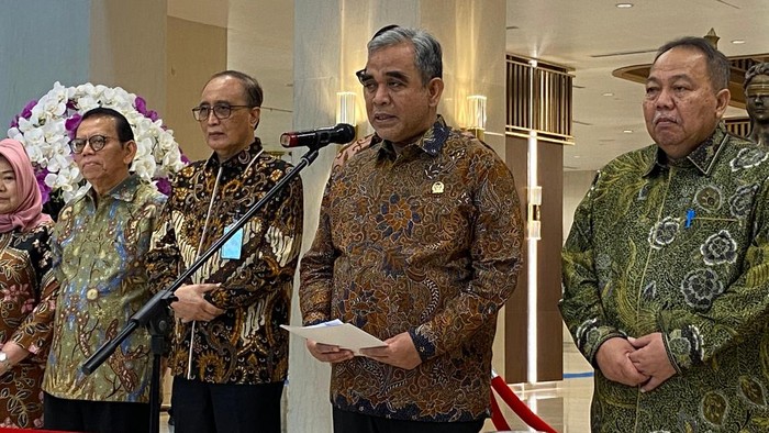 Ketua MPR RI Ahmad Muzani memimpin silaturahmi kebangsaan ke Mahkamah Agung (MA) RI, Selasa (14/7/2026).