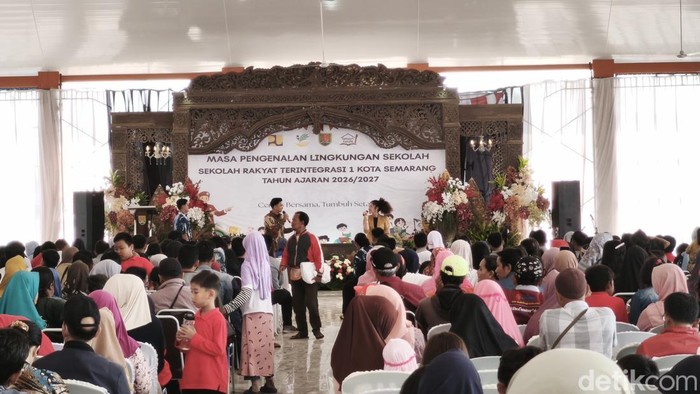 Suasana MPLS di Sekolah Rakyat Semarang, Selasa (14/7/2026)