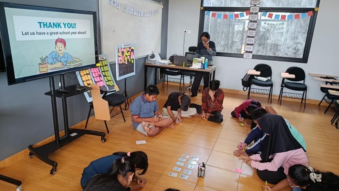 Suasana seru di Rumah Pintar PT BSI saat MPLS.