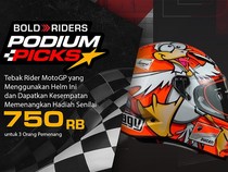 Tebak Rider MotoGP dari Helmnya, Bisa Bawa Pulang Saldo e-Wallet Rp 250 Ribu!