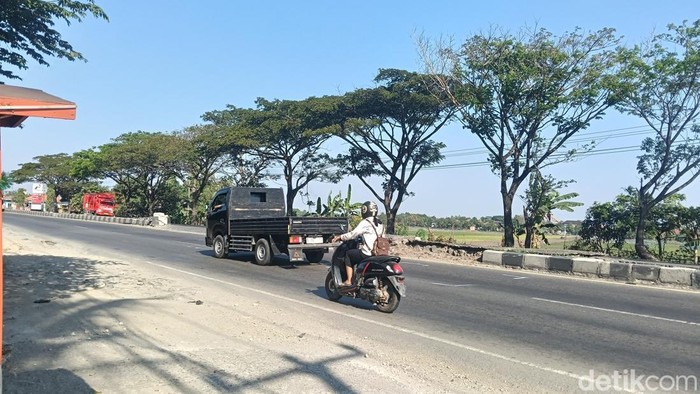 TKP kecelakaan maut di Pantura Indramayu beberapa hari lalu.