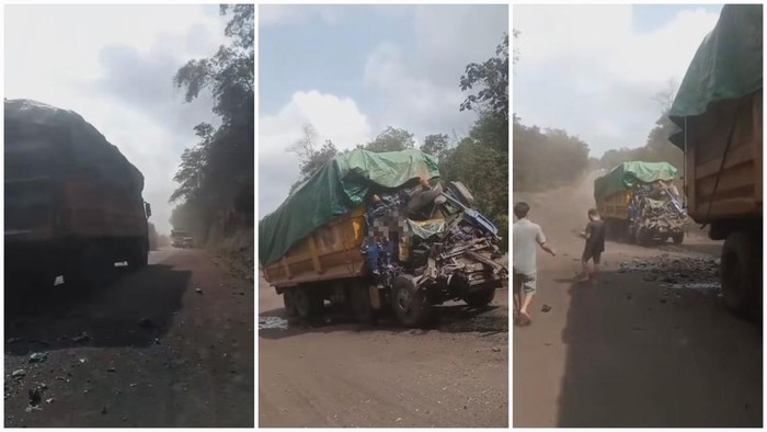 Truk batu bara di Muratara terlibat kecelakaan hingga mengakibatkan satu orang tewas