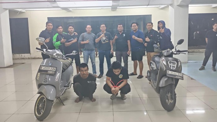 2 maling motor di Bogor ditangkap (dok.istimewa)