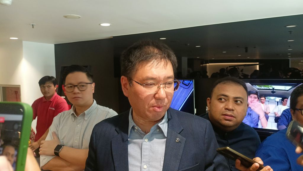 Chief Operating Officer (COO) PT Eurokars Motor Indonesia sekaligus Presiden Direktur Mazda Indonesia Ricky Thio. (CNBC Indonesia/Ferry Sandi)