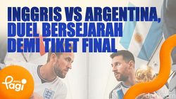 Video: Inggris vs Argentina, Duel Bersejarah Demi Tiket Final