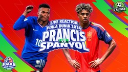 dHattrick Live Reaction Prancis Vs Spanyol