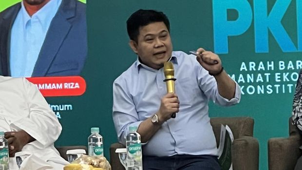 Diskusi publik PKB tentang AI dan Agama. (Adhfar Aulia/detikcom) Diskusi publik PKB tentang AI dan Agama. (Adhfar Aulia/detikcom)