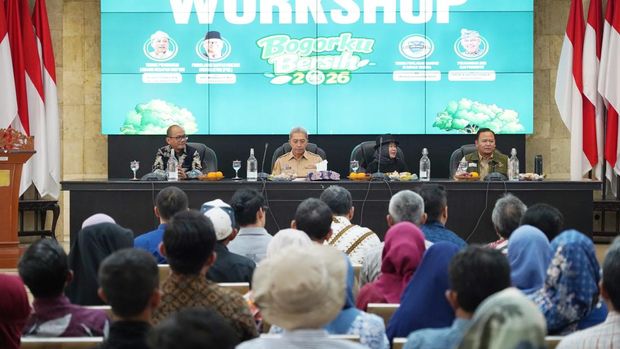 Eka Wardhana di acara Workshop Bogorku Bersih Eka Wardhana di acara Workshop Bogorku Bersih