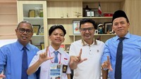 Dan ini dia penampilan Farel saat mengikuti Masa Pengenalan Lingkungan Sekolah (MPLS). Foto: dok instagram Farel Prayoga