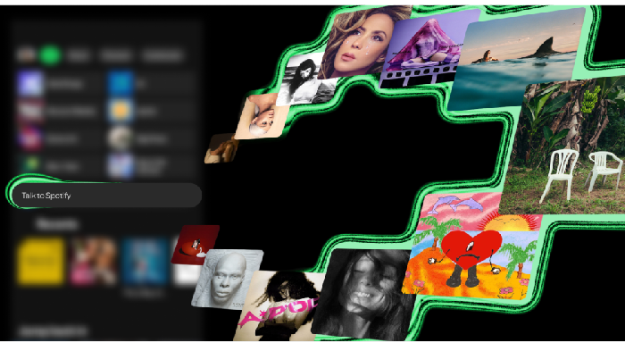 Fitur chatbot Talk to Spotify