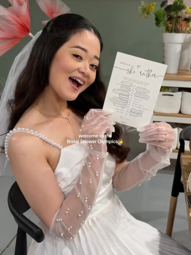 Potret Bridal Shower Gisela Cindy di Toronto, Anggun Pakai Veil & Dress Putih