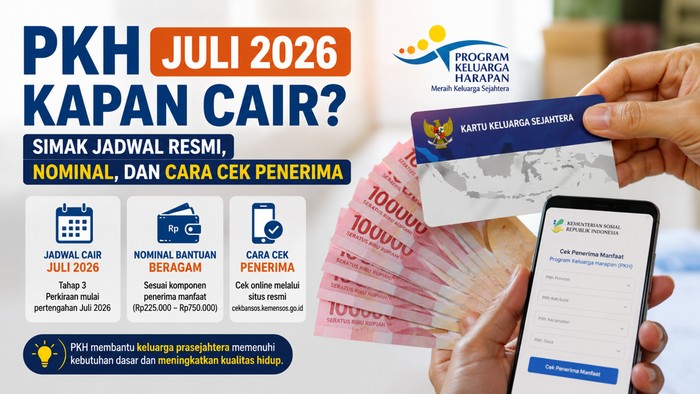 Ilustrasi bansos PKH Juli 2026