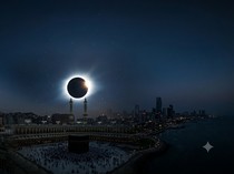 Fenomena Gerhana Matahari Total yang Membuat Makkah dan Jeddah Gelap
