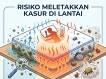 Jangan Anggap Sepele, Taruh Kasur di Lantai Tanpa Alas Bisa Picu Jamur