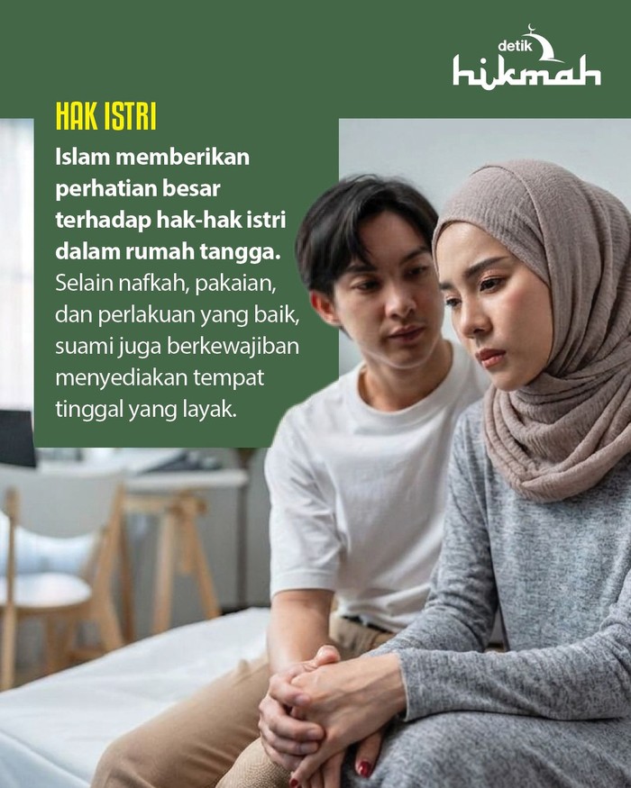 Infografis hukum istri menolak tinggal bersama mertua.