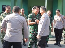 Pertemuan Kapolresta Samarinda dengan Kajari dan Dandim