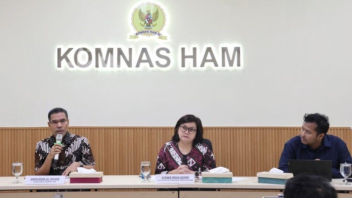 Komnas HAM merilis data monitoring konflik dan kekerasan yang terjadi di Papua selama semester I 2026.