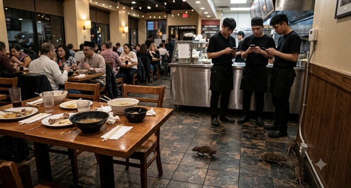 Lihat Tikus Berkeliaran di Restoran, Pelanggan Ini Ngaku Resah!