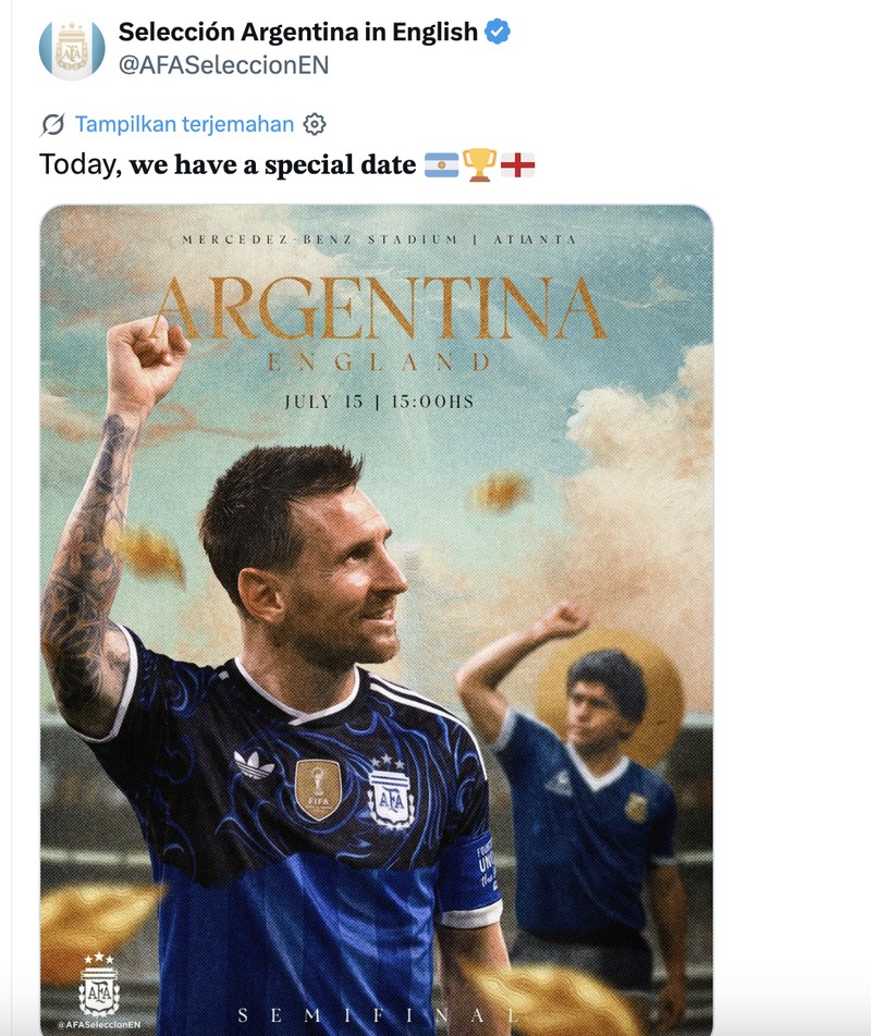 Meme Inggris vs Argentina