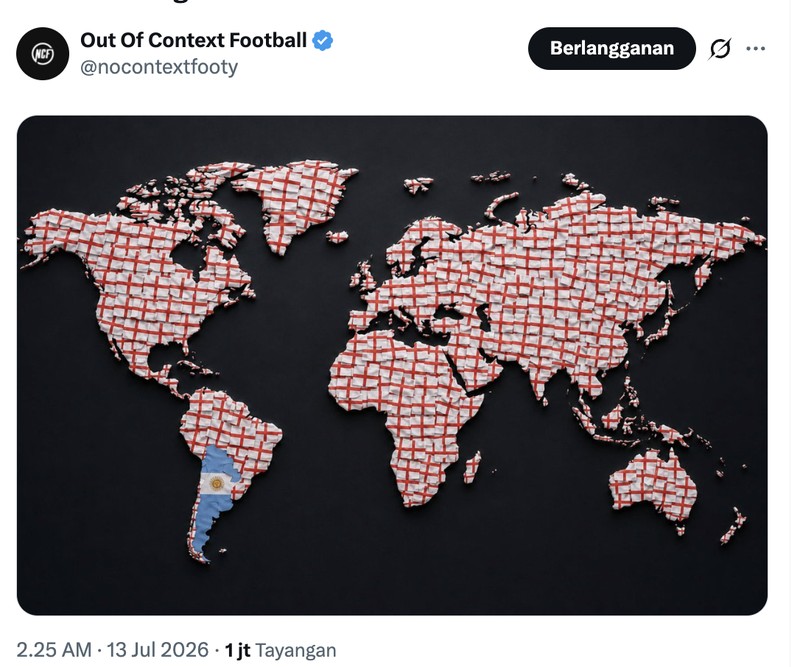 Meme Inggris vs Argentina