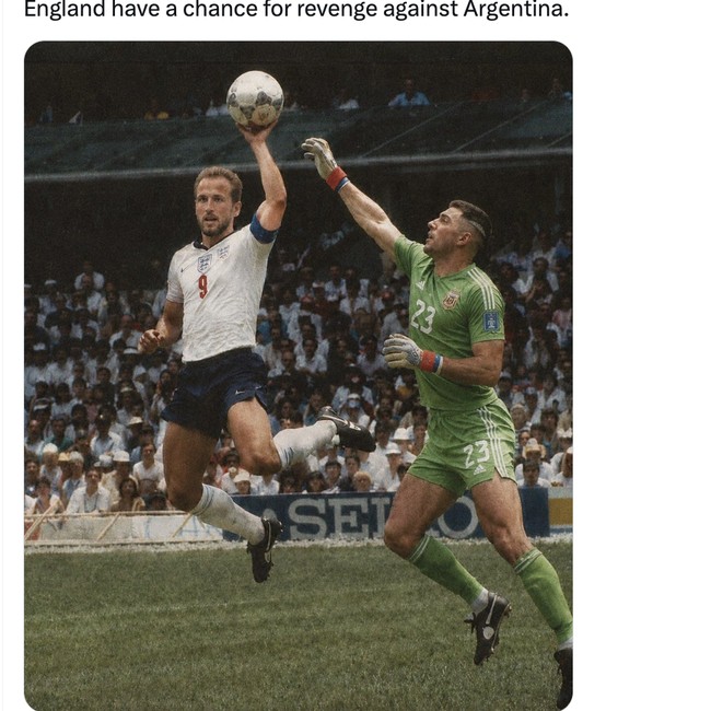 Duel Inggris vs Argentina Panaskan Media Sosial