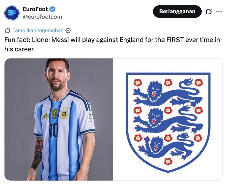 Meme Inggris vs Argentina