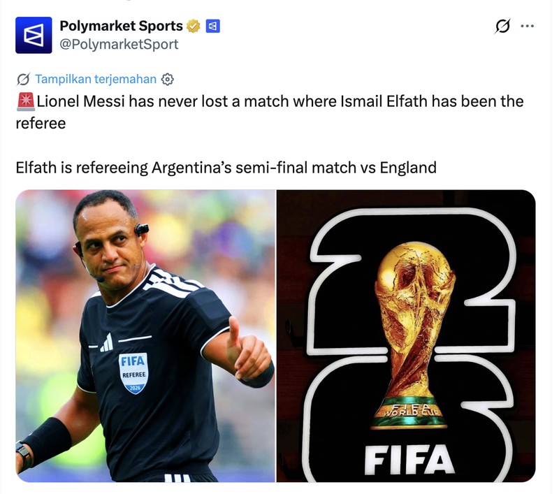 Meme Inggris vs Argentina