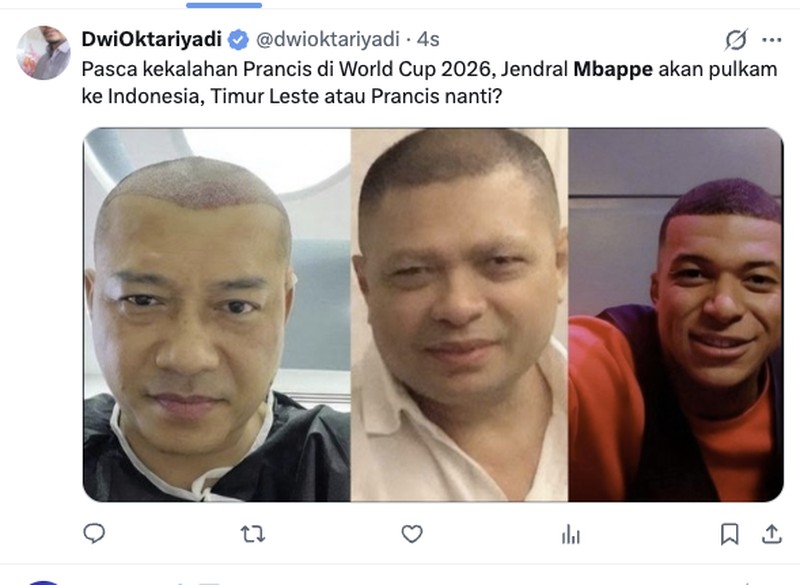 Meme Mbappe Kalah di Piala Dunia