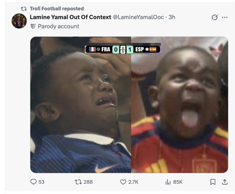 Meme Mbappe Kalah di Piala Dunia