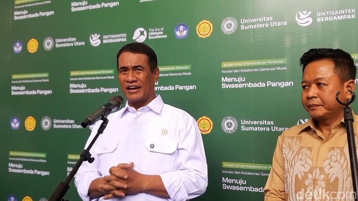Menteri Pertanian (Mentan) RI Andi Amran Sulaiman saat menghadiri acara di USU Medan