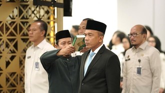 Menteri Agus Lantik Rudi Setiawan Jadi Irjen Kemenimipas