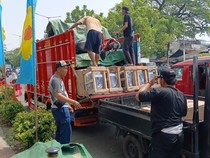 Polisi Gagalkan Penyelundupan 12 Motor Dikamuflase Perabotan ke Sumatra
