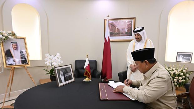 Prabowo Kunjungi Kedubes Qatar