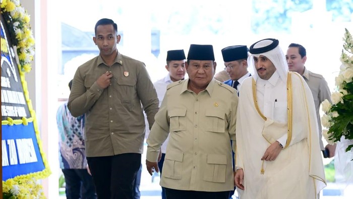 Prabowo Kunjungi Kedubes Qatar