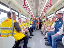 Pramono Tinjau LRT Jakarta Fase 1B, Waskita Karya Target Rampung Tepat Waktu