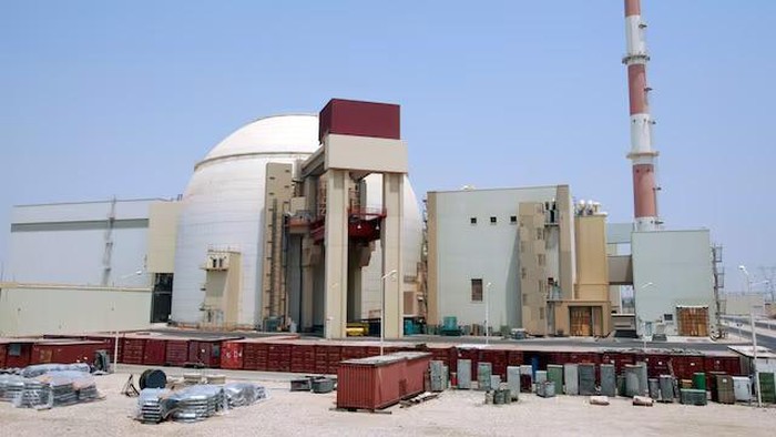 Reaktor utama di PLTN Bushehr di Iran bagian selatan (dok. REUTERS/Raheb Homavandi) 