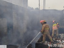 Kebakaran Rumah Panggung di Kemang Bogor, Diduga Akibat Korsleting