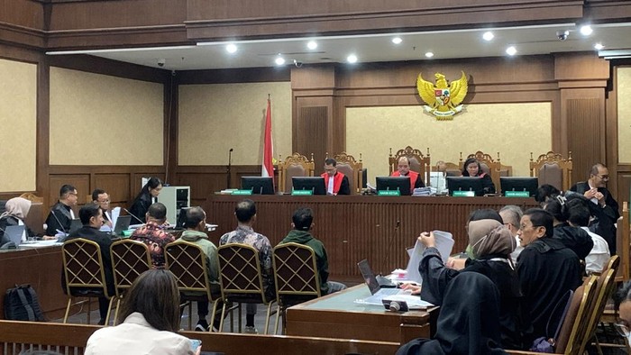 Sidang kasus korupsi LPEI di PN Tipikor Jakpus (Mulia/detikcom)
