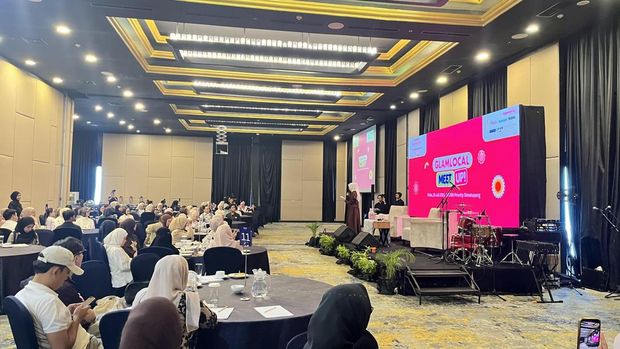 Acara talkshow Glamlocal Meetup di Aston Priority Simatupang & Conference Center, Rabu (15/7/2026).
