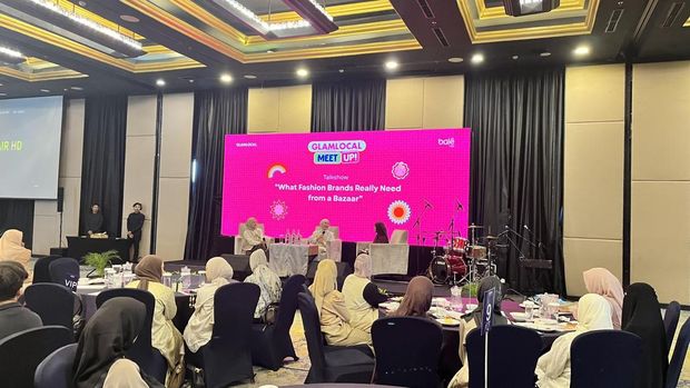 Acara talkshow Glamlocal Meetup di Aston Priority Simatupang & Conference Center, Rabu (15/7/2026).